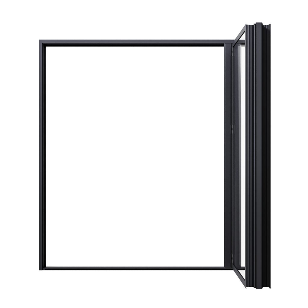 TEZA (Hurricane Rated) Aluminum Bi-Fold Door with PVB Laminate Glass