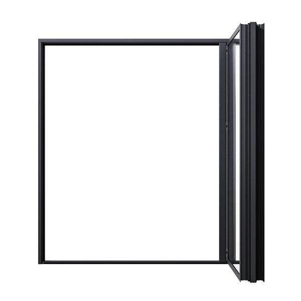 TEZA (Hurricane Rated) Aluminum Bi-Fold Door with PVB Laminate Glass