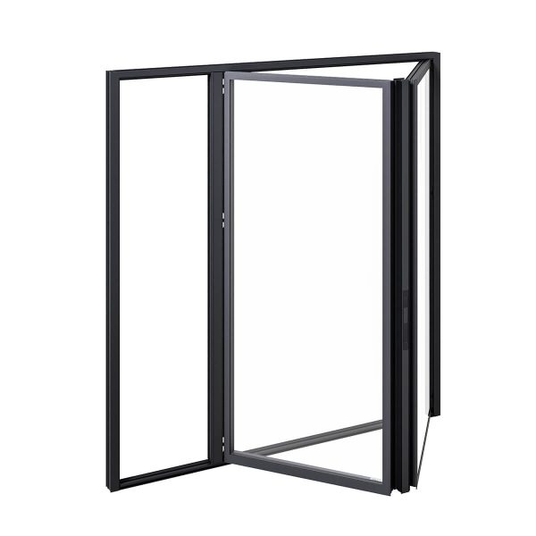 TEZA (Hurricane Rated) Aluminum Bi-Fold Door with PVB Laminate Glass