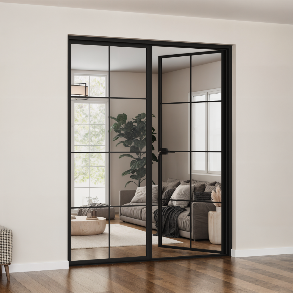 TEZA 28 Series Interior French Door With Grills