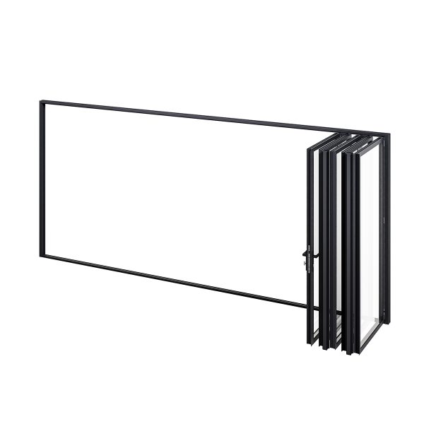 TEZA (Hurricane Rated) Aluminum Bi-Fold Door with PVB Laminate Glass