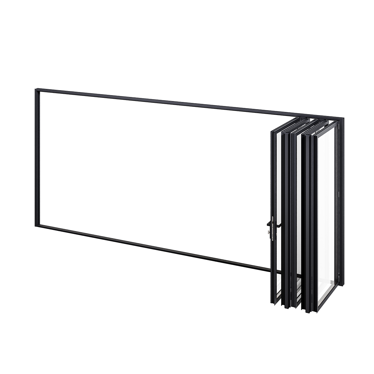 TEZA (Hurricane Rated) Aluminum Bi-Fold Door with PVB Laminate Glass - Image 4