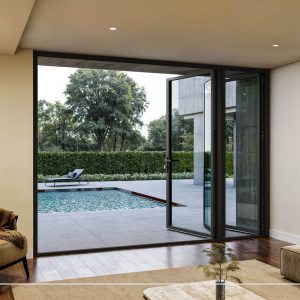 TEZA (Hurricane Rated) Aluminum Bi-Fold Door with PVB Laminate Glass - Image 6