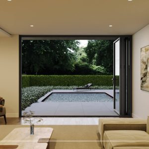 TEZA (Hurricane Rated) Aluminum Bi-Fold Door with PVB Laminate Glass - Image 8