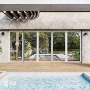 TEZA (Hurricane Rated) Aluminum Bi-Fold Door with PVB Laminate Glass - Image 31