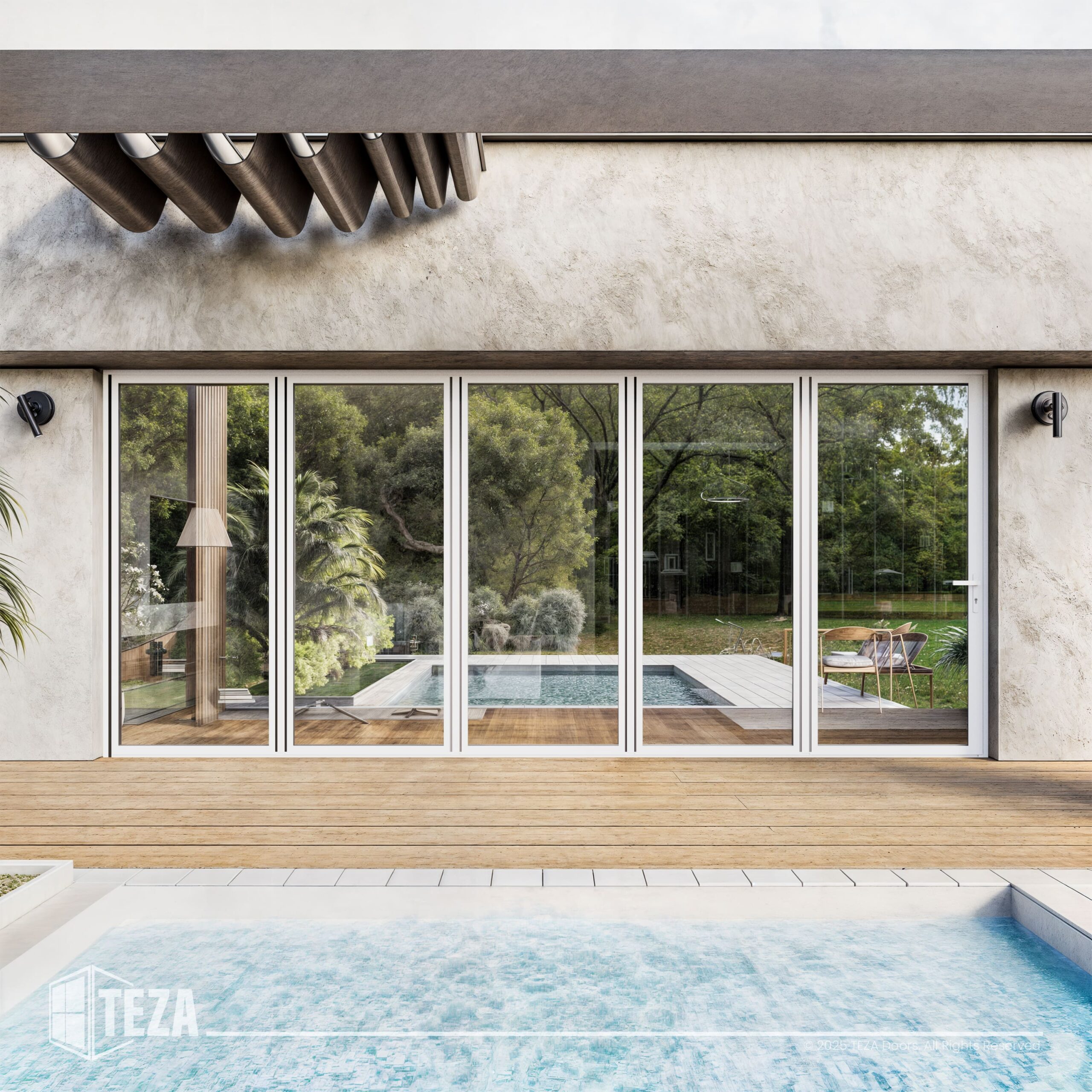 TEZA (Hurricane Rated) Aluminum Bi-Fold Door with PVB Laminate Glass - Image 31