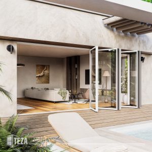 TEZA (Hurricane Rated) Aluminum Bi-Fold Door with PVB Laminate Glass - Image 28
