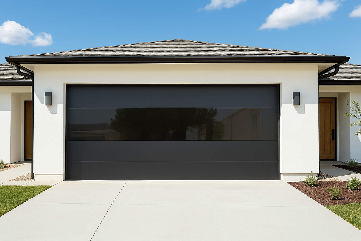 Teza Glass Garage Door - Image 1