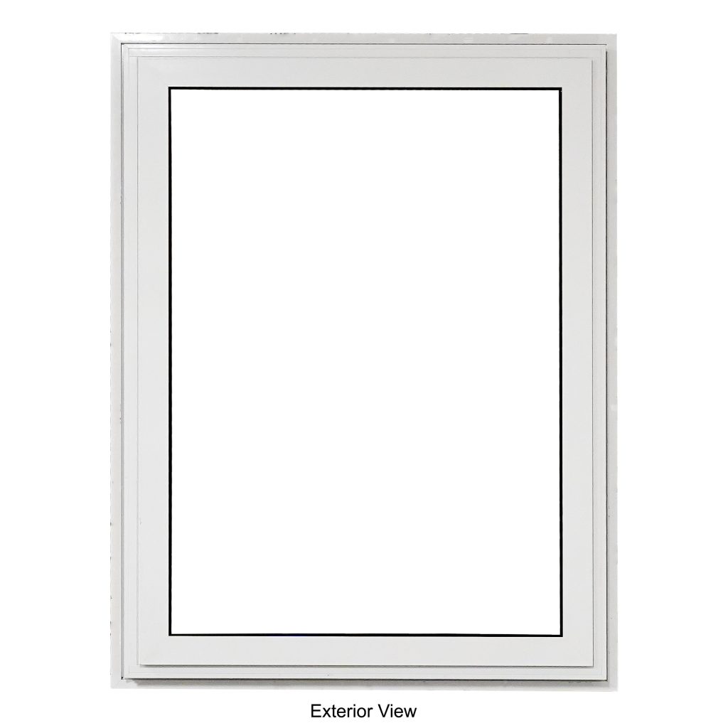 TEZA (Hurricane Rated) Aluminum In-Swing Tilt and Turn Casement Window with PVB Laminate Glass