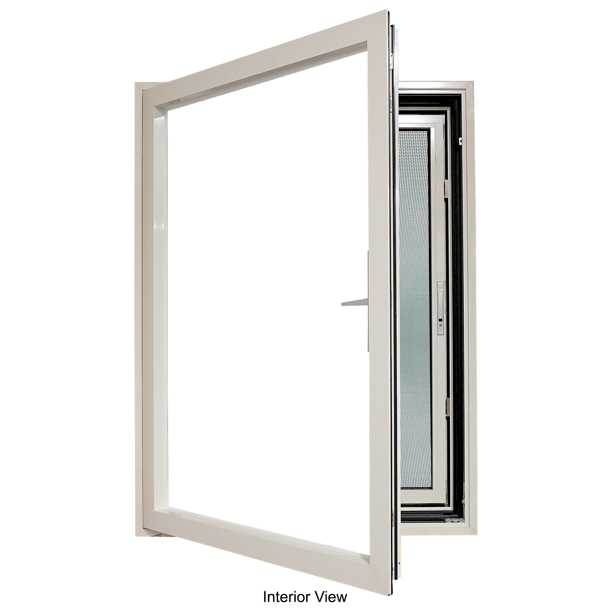 TEZA 87 Series (NFRC) Slim Aluminum In Swing Tilt & Turn Casement Window - Image 6