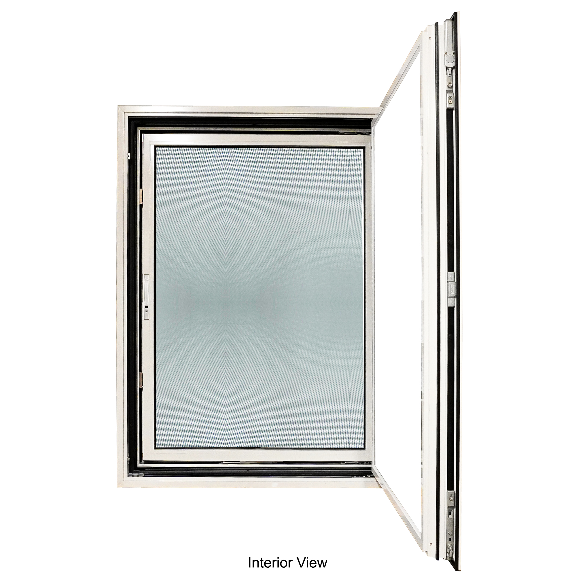 TEZA (Hurricane Rated) Aluminum In-Swing Tilt and Turn Casement Window with PVB Laminate Glass - Image 8