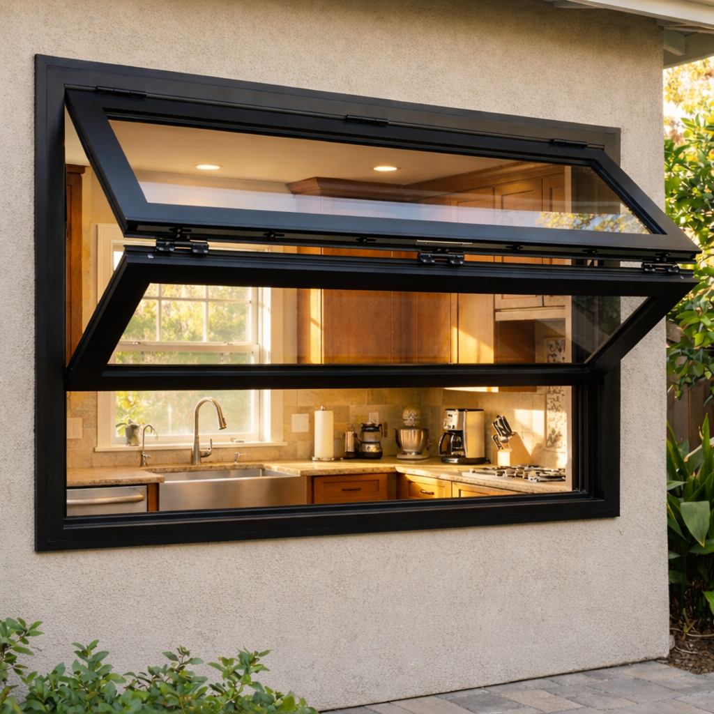 55 Series Fold Up Window With Bottom Frame - Image 1