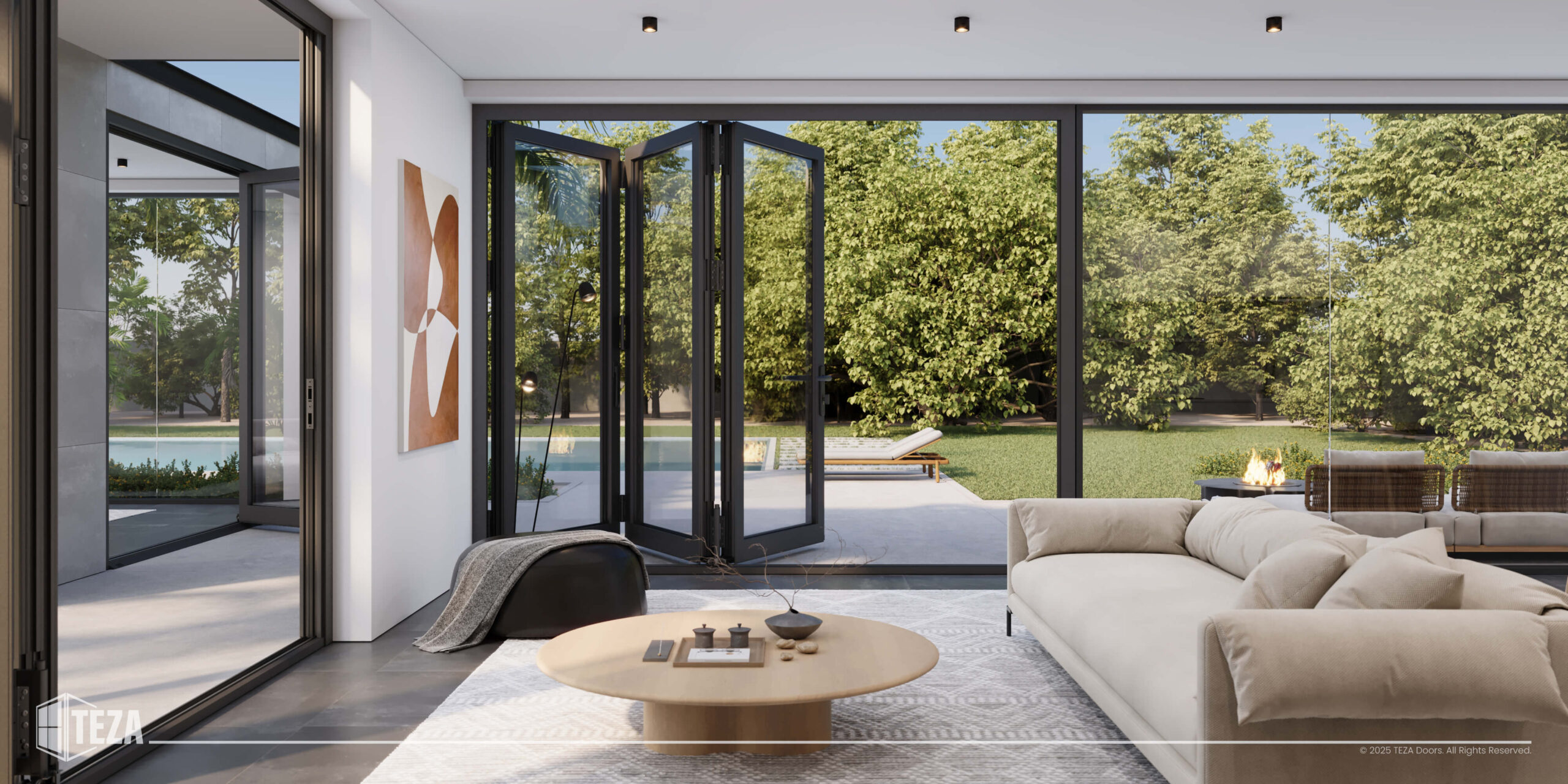 TEZA 95 Series Aluminum Bifold Door - Image 8