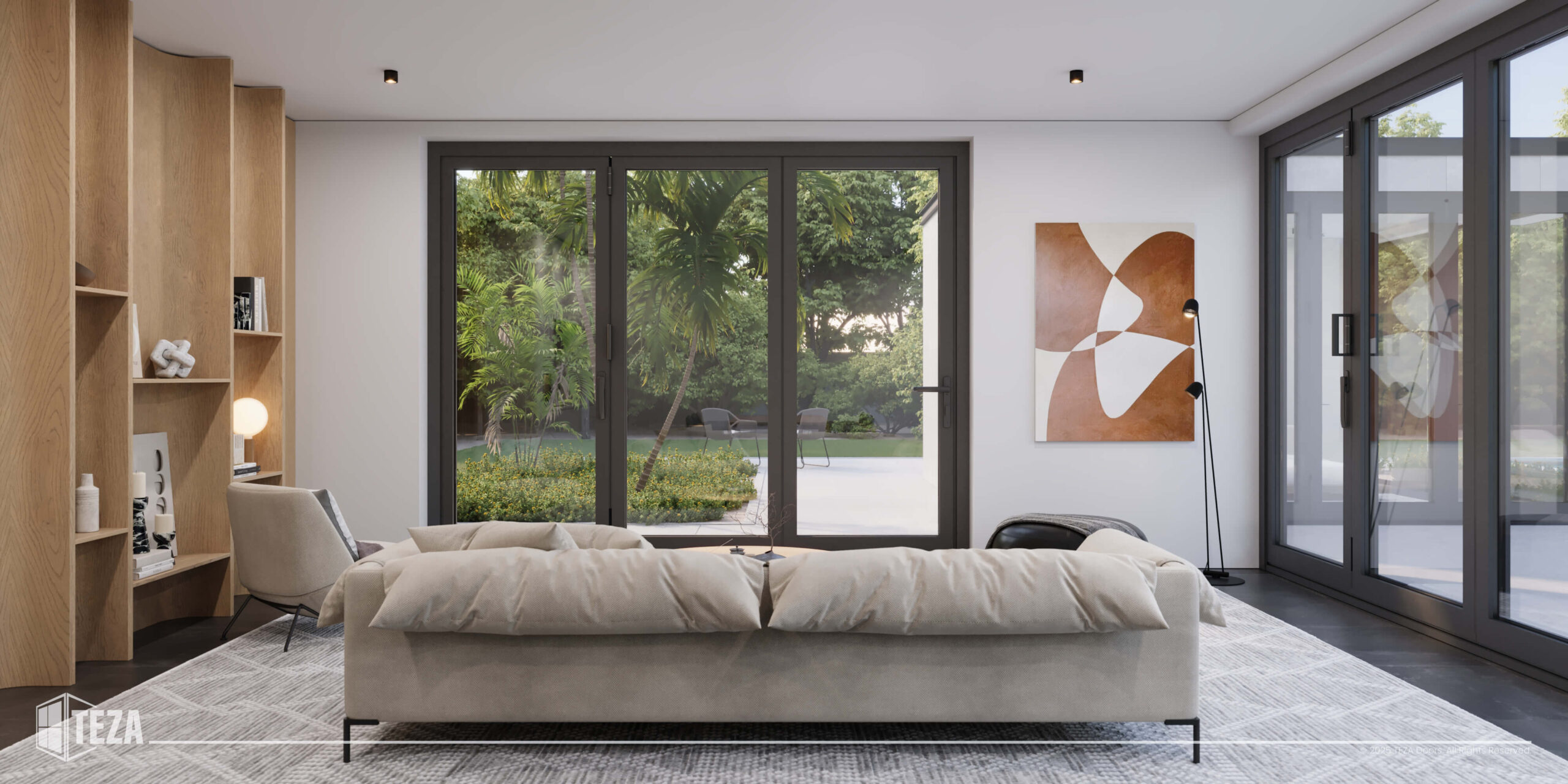 TEZA 95 Series Aluminum Bifold Door - Image 9
