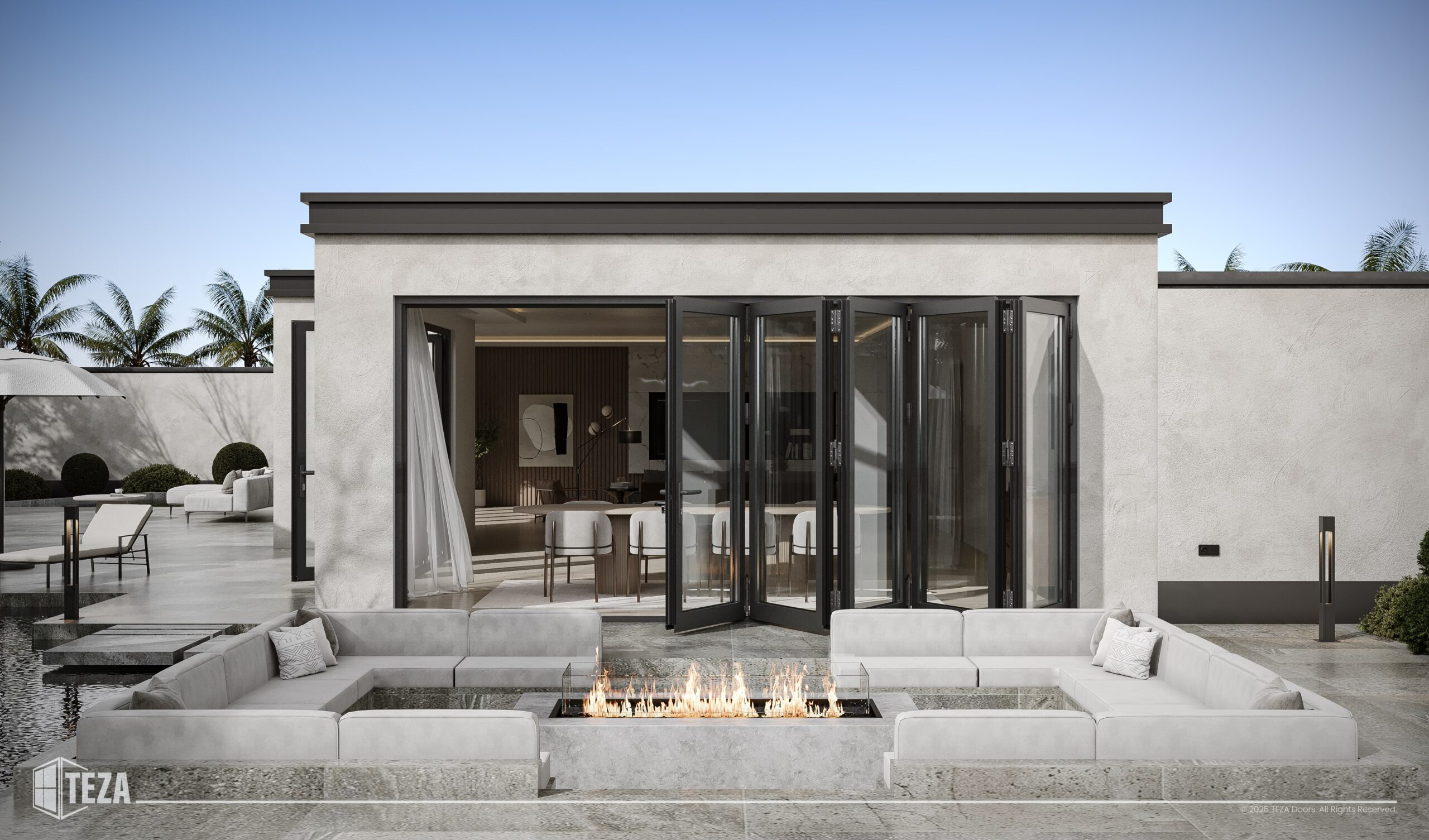 TEZA 95 Series Aluminum Bifold Door - Image 11