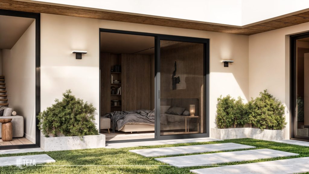 Teza 155 Series Aluminum Sliding Patio Door