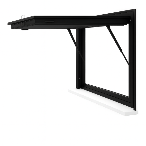 TEZA 65 Series Aluminum Hydraulic Window Without Bottom Frame