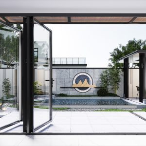 TEZA 85 Series Aluminum Bifold Door - Image 26