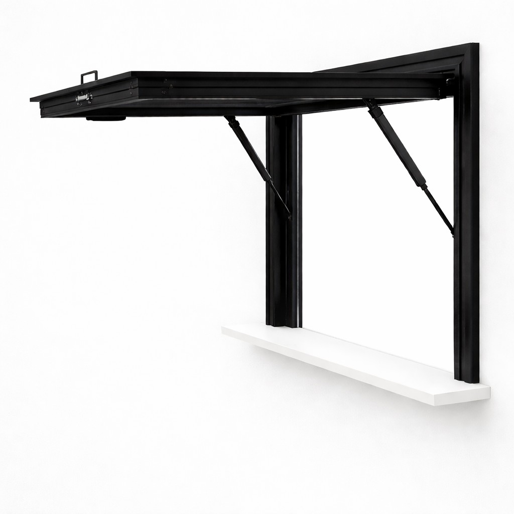 TEZA 65 Series Aluminum Hydraulic Window Without Bottom Frame - Image 2