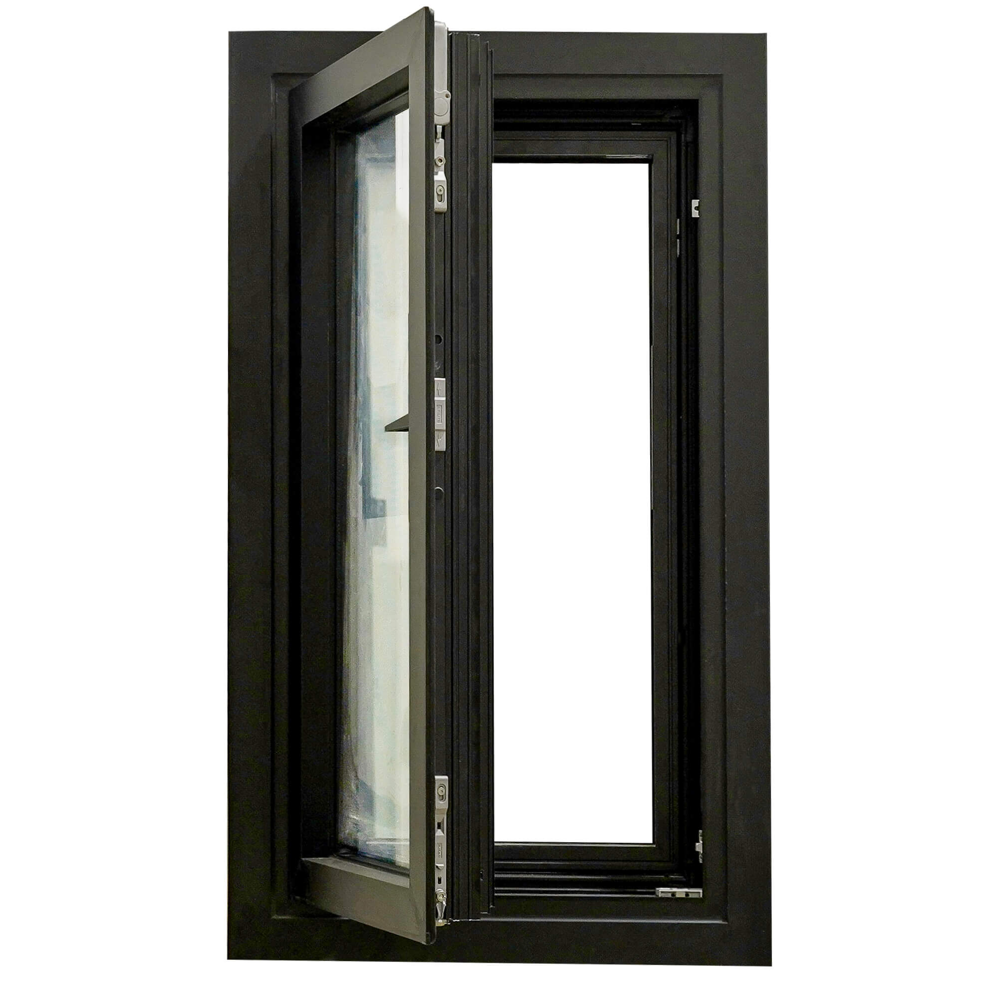 TEZA 87 Series (NFRC) Slim Aluminum In Swing Tilt & Turn Casement Window - Image 10