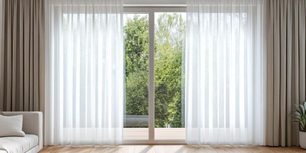 patio door curtain ideas